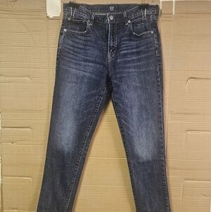 GAP Men's Dark Blue Straight Jeans